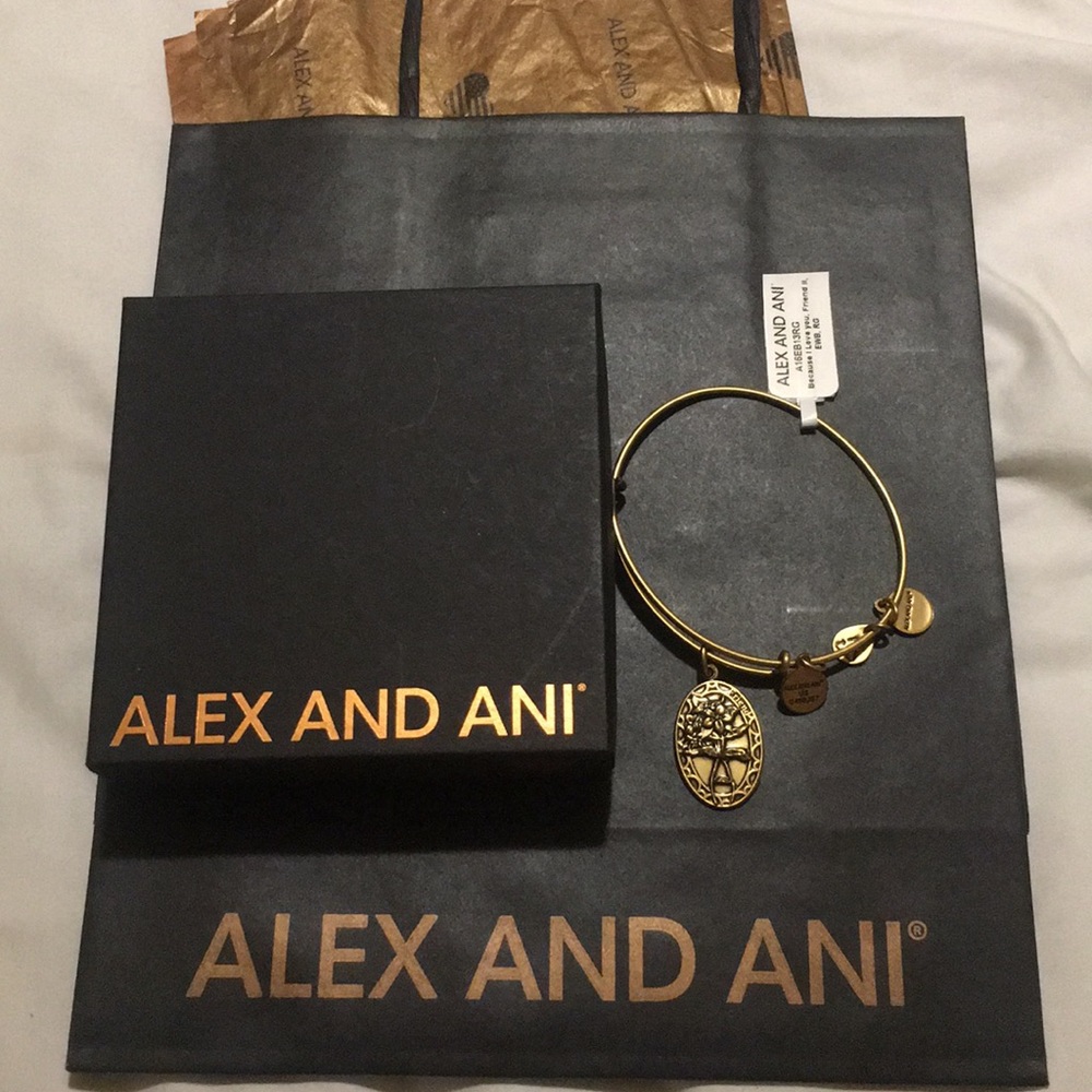 Alex and Ani Friend Bracelet / Bangle - Gold NWT